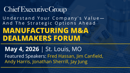 Manufacturing M&A Dealmakers Forum 2026