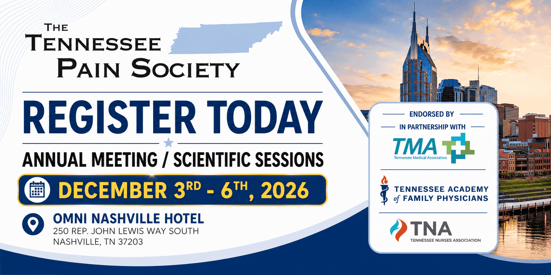 Tennessee Pain Society Annual Meeting And Scientific Sessions