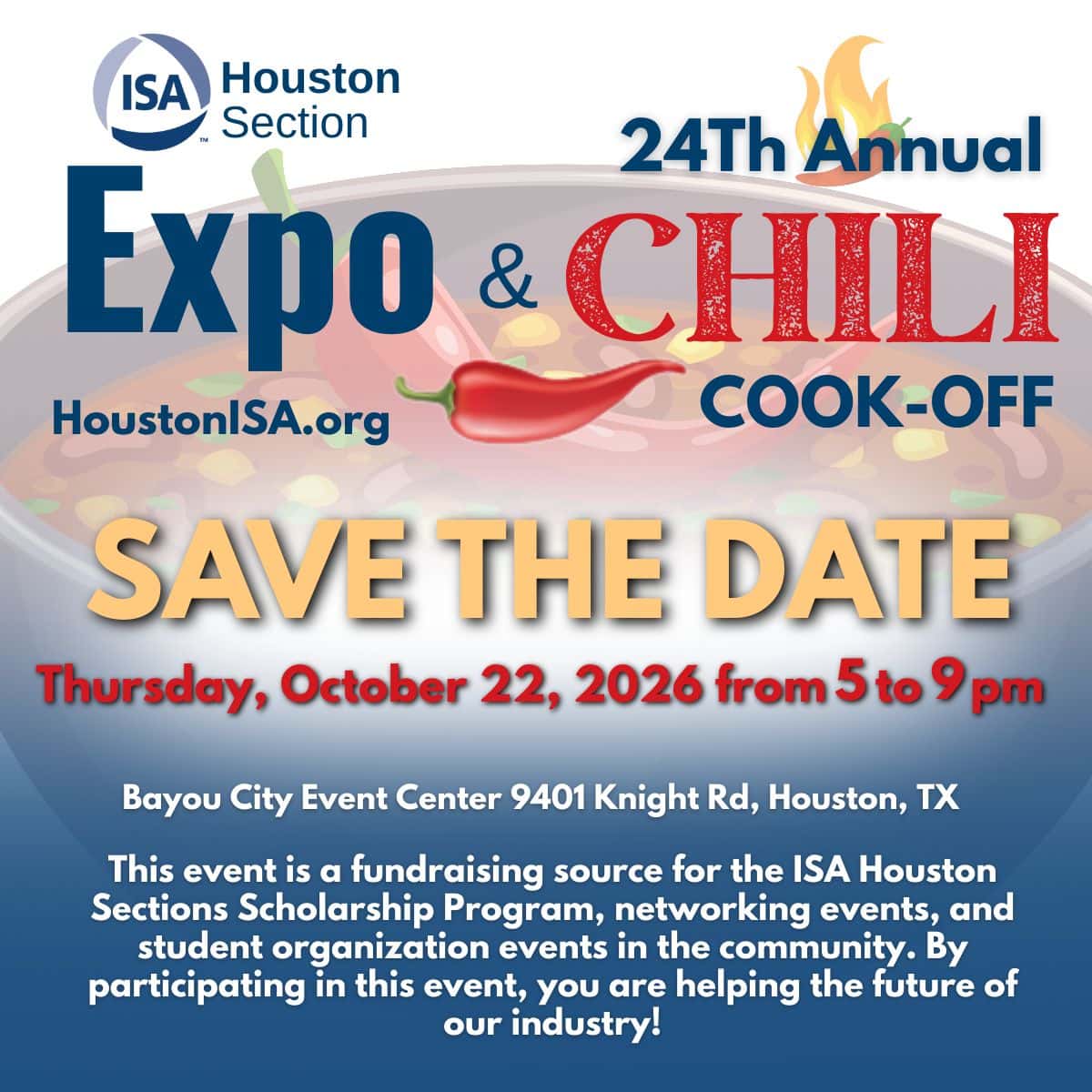 Annual ISA Houston Section Expo & Chili Cook Off