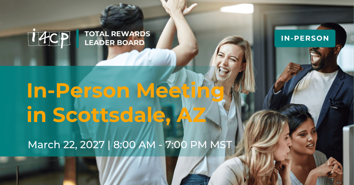 Total Rewards Leader Board In-Person Meeting