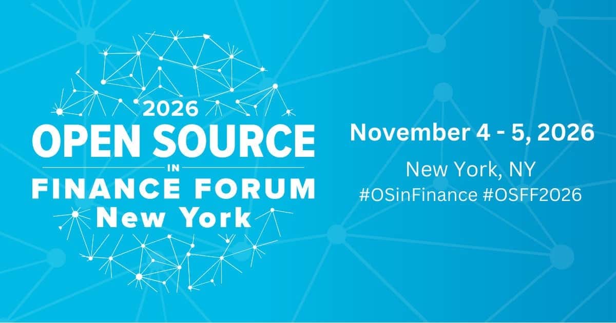 Open Source in Finance Forum