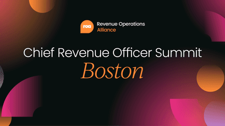Chief Revenue Officer Summit Boston 2026