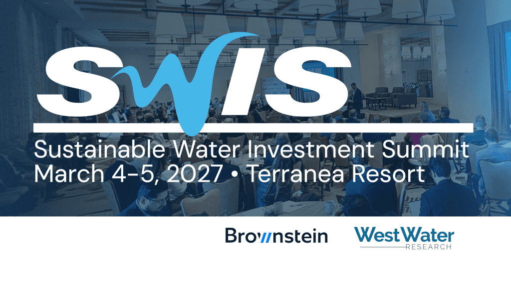 Sustainable Water Investment Summit