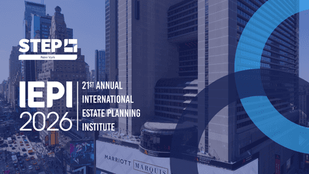 International Estate Planning Institute 2026