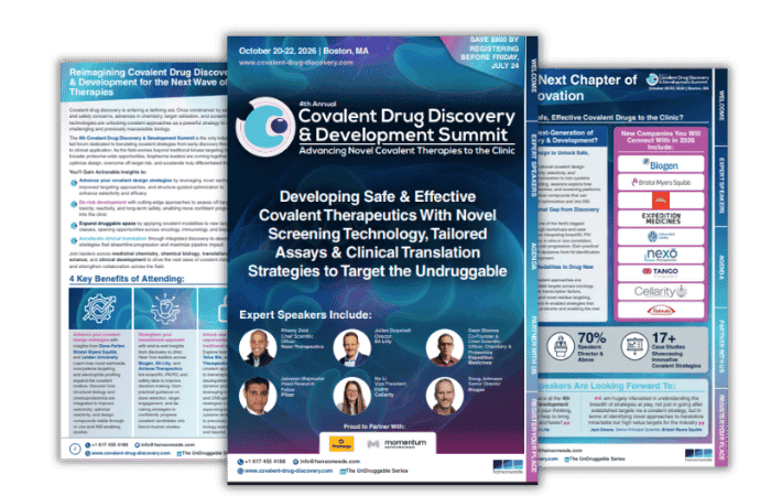 Annual Covalent Drug Discovery & Development Summit