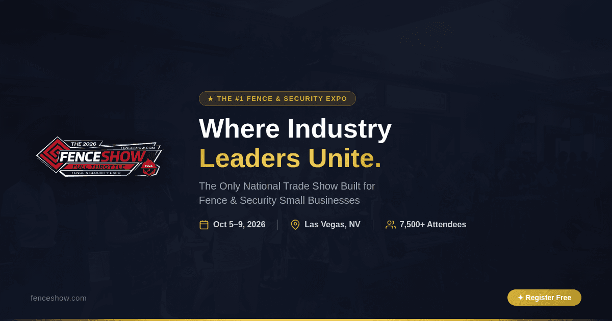Fence Show and Security Expo