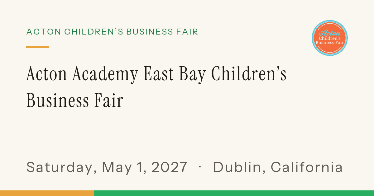 Acton Children's Business Fair