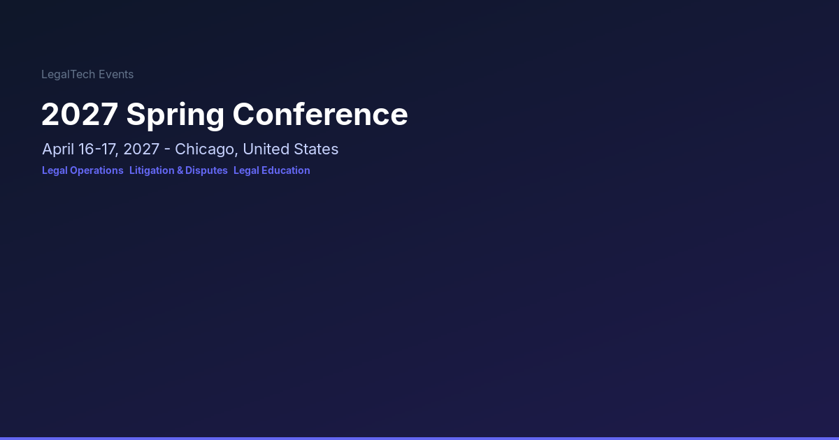Spring Conference