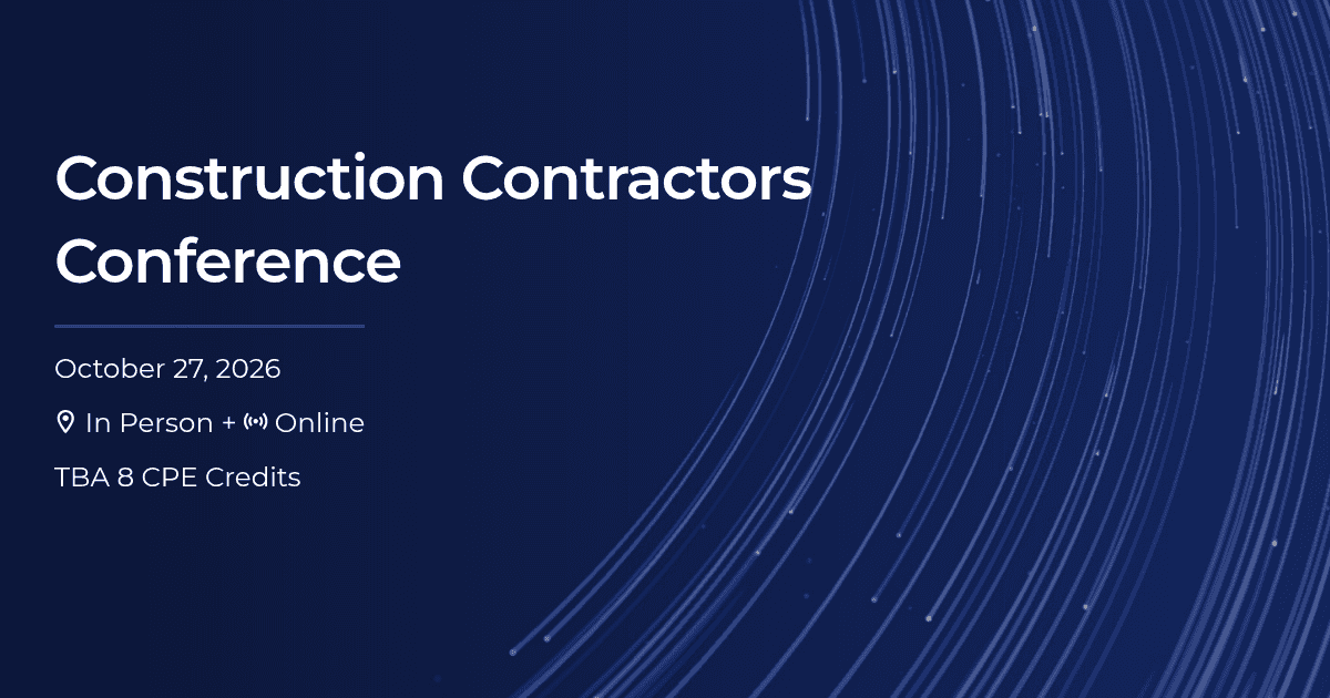 Construction Contractors Conference