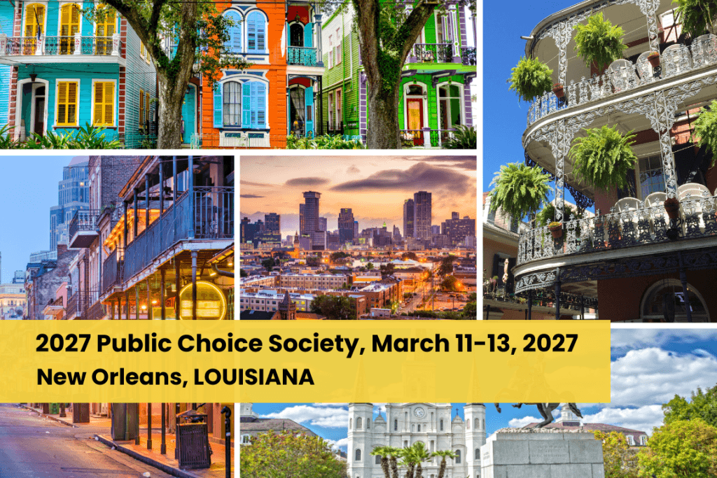 Public Choice Society Conference
