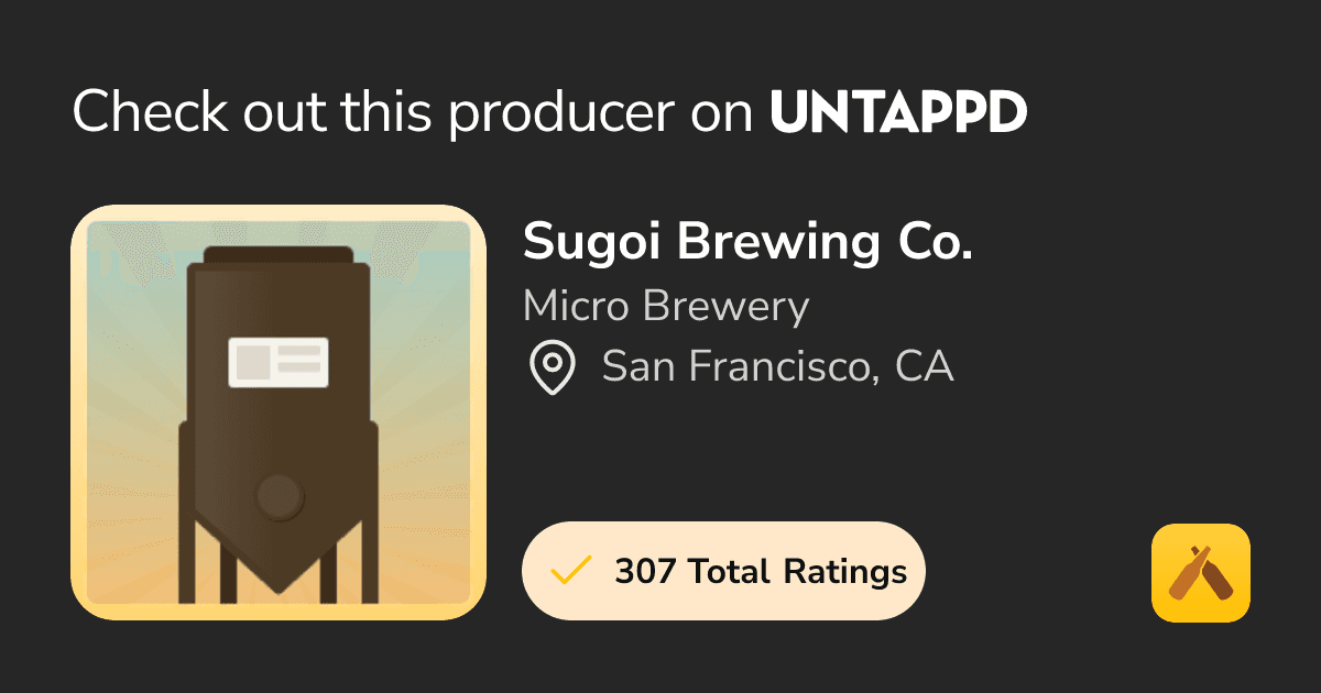 Sugoi Brewing Co. event at The Crafty Fox Ale House