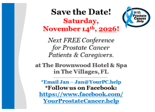 FREE Conference for Prostate Cancer Patients & Caregivers