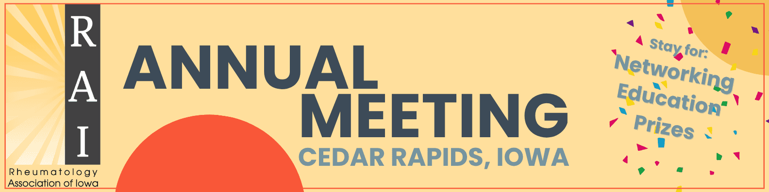 Rheumatology Association of Iowa Annual Meeting
