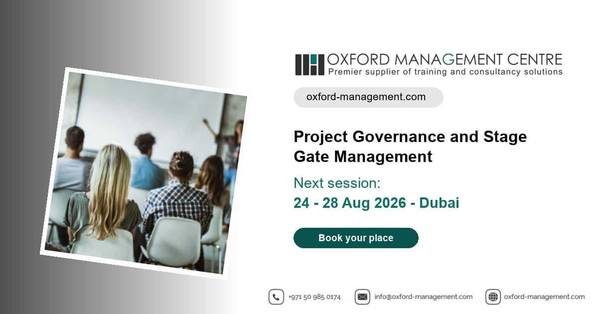 Project Governance and Stage Gate Management