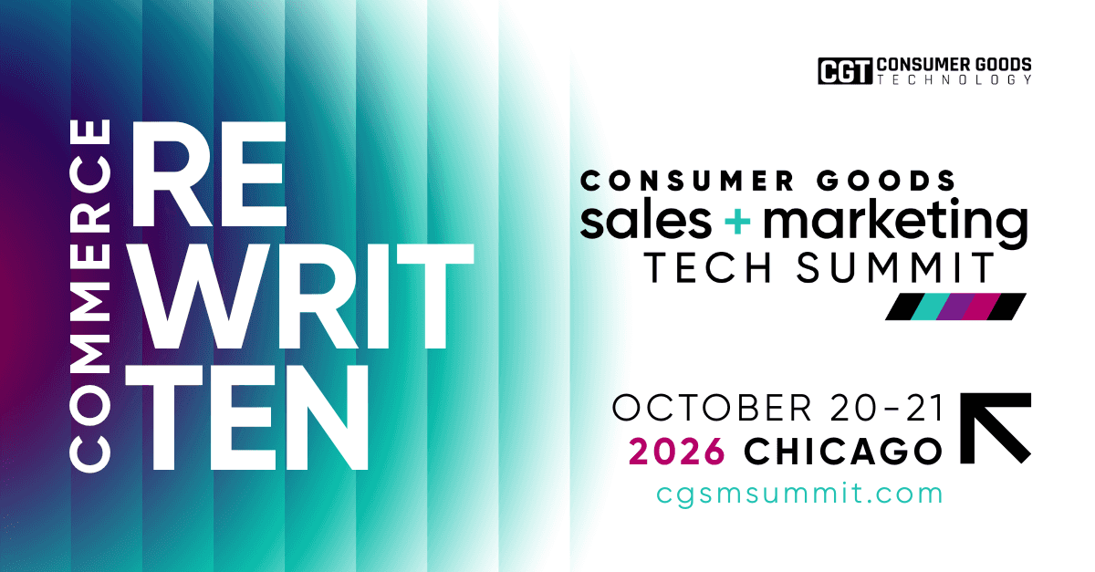 Consumer Goods Sales & Marketing Tech Summit