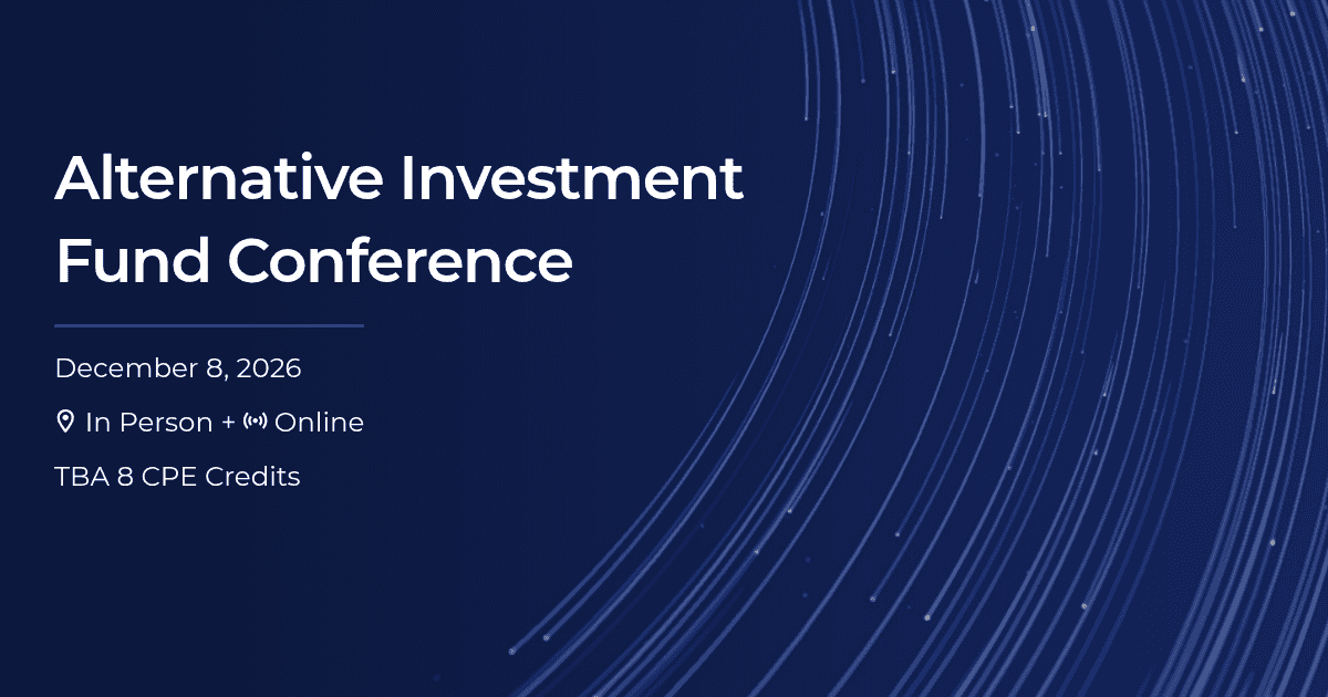 Alternative Investment Fund Conference