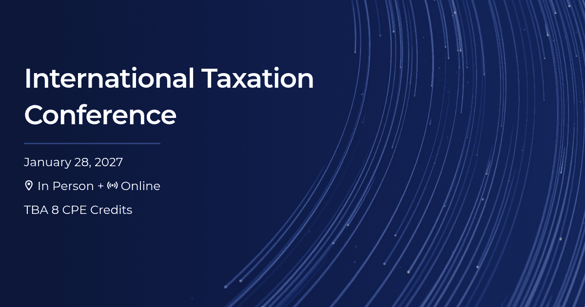International Taxation Conference