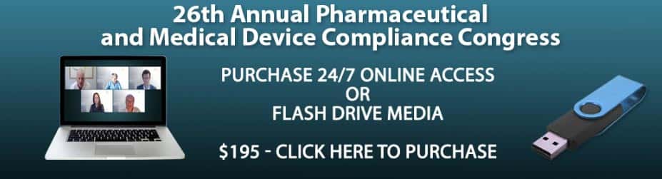 Annual Pharmaceutical and Medical Device Ethics and Compliance Congress