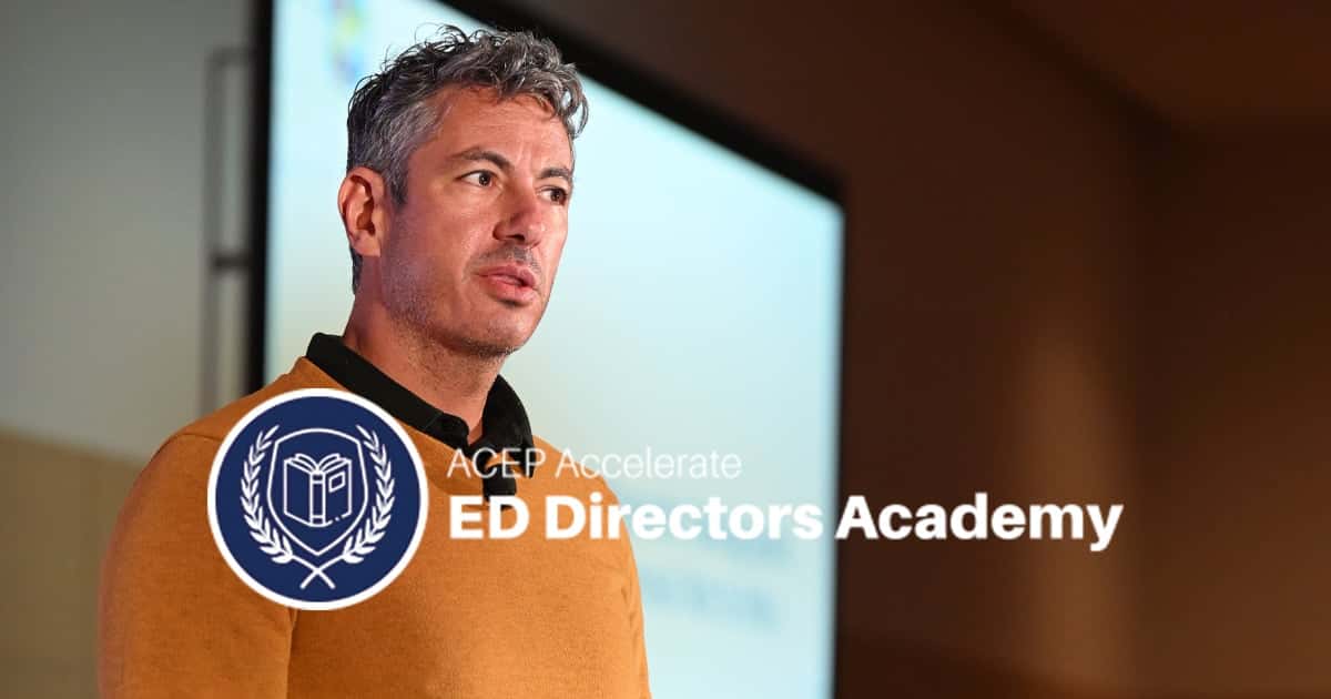 Emergency Department Directors Academy