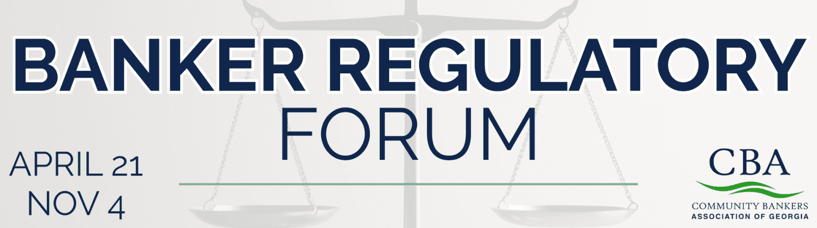 Banker Regulatory Forum