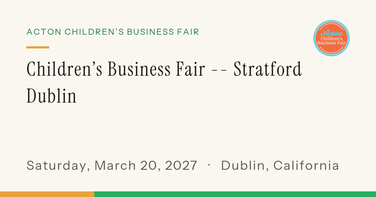 Children Business Fair