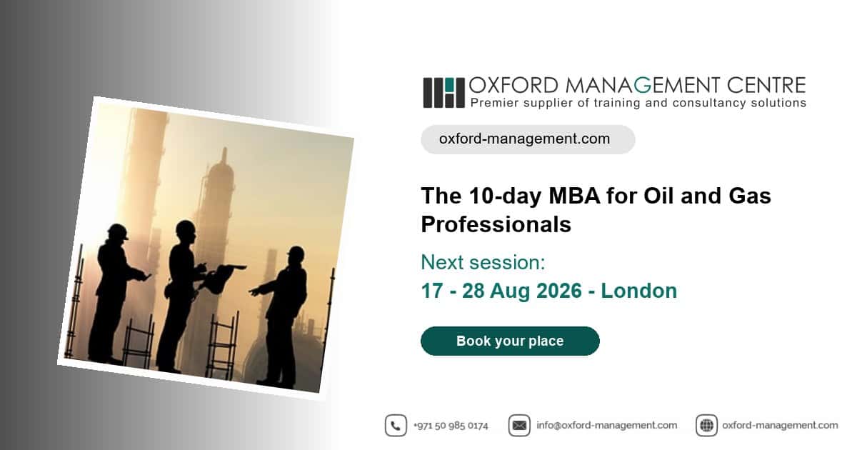The MBA for Oil and Gas Professionals