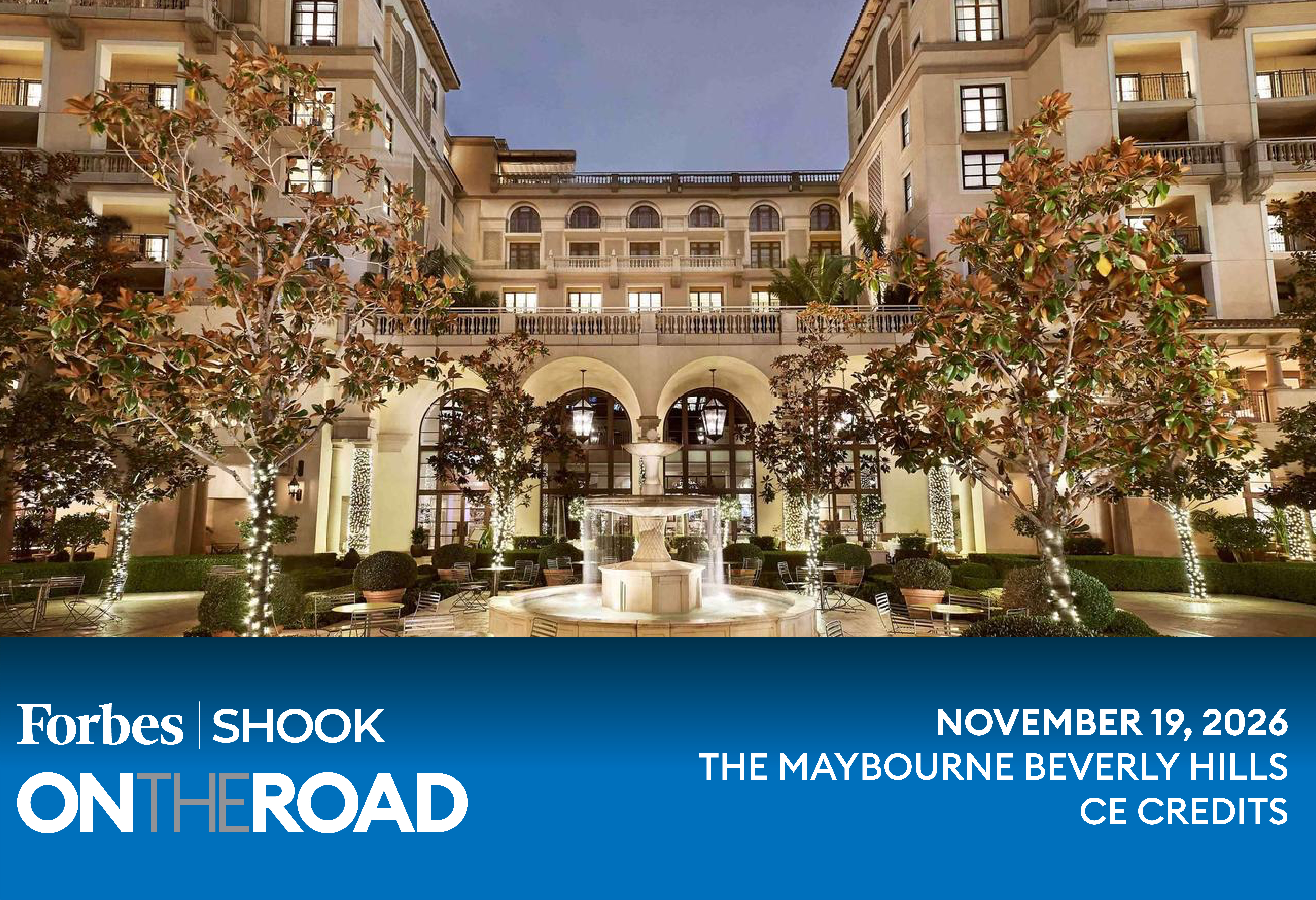 Forbes SHOOK On the Road Regional Event