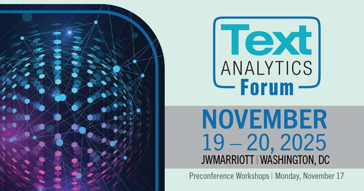 Text Analytics Forum