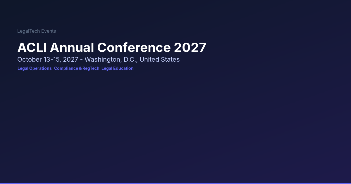 ACLI Annual Conference